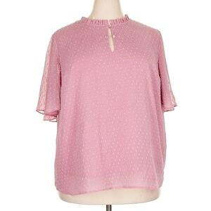 Ava & Viv Pink Blouse